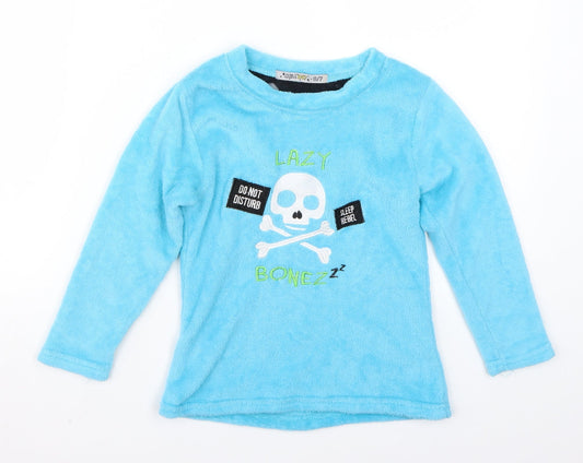 chill out Boys Blue   Pullover Jumper Size 6-7 Years