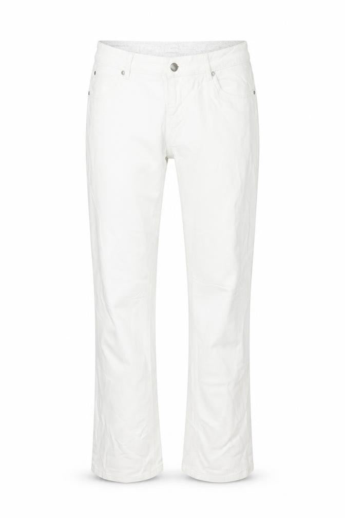 Telhlbo Womens White  Denim Straight Jeans Size 34 in L31 in