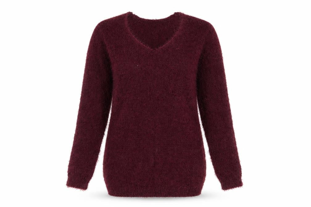 Studio Womens Purple  Knit Pullover Jumper Size 8