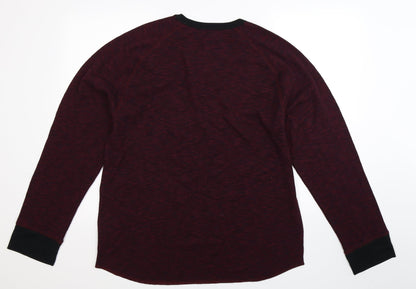 Preloved Easy Mens Brown   Pullover Jumper Size XL - Back