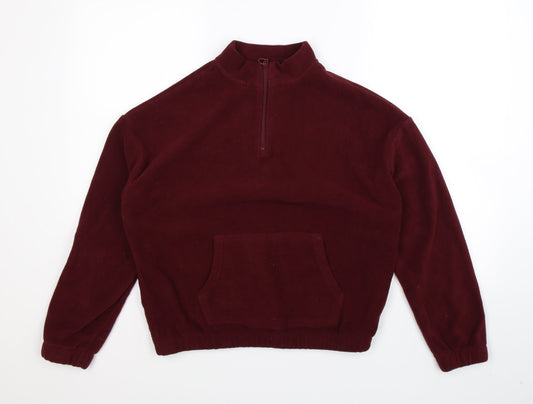 Select Womens Brown  Fleece Jacket  Size S
