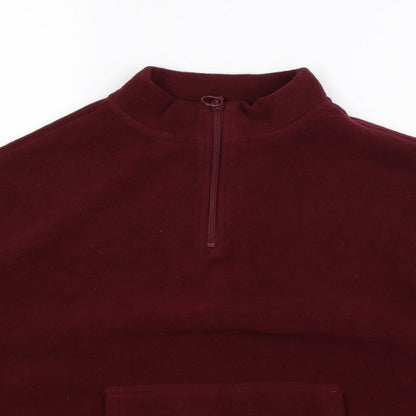 Preloved Select Womens Brown  Fleece Jacket  Size S - Detail