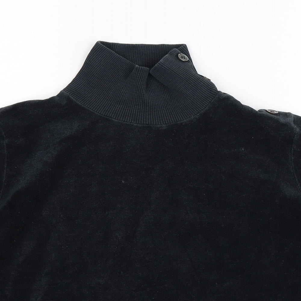 Rue de Paris Womens Blue   Pullover Jumper Size S