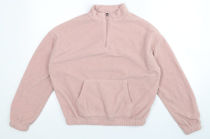 Preloved Select Womens Pink  Fleece Jacket  Size S - Front