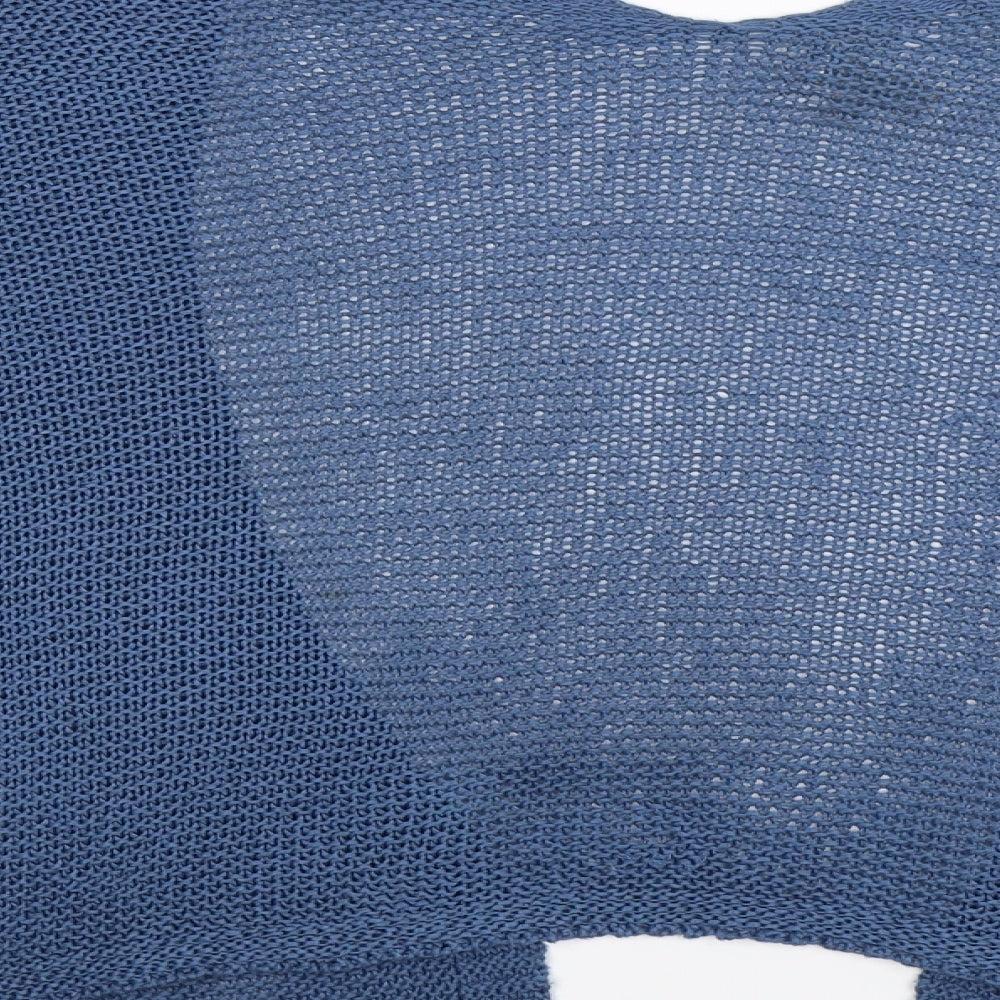 Amanti Womens Blue  Knit Cardigan Jumper Size M  - Oversized