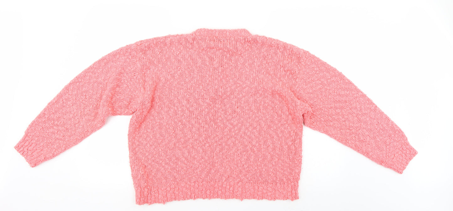 Essentials by Design Womens Pink   Pullover Jumper Size M