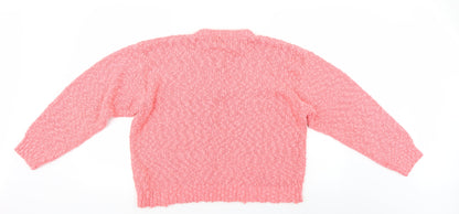 Essentials by Design Womens Pink   Pullover Jumper Size M