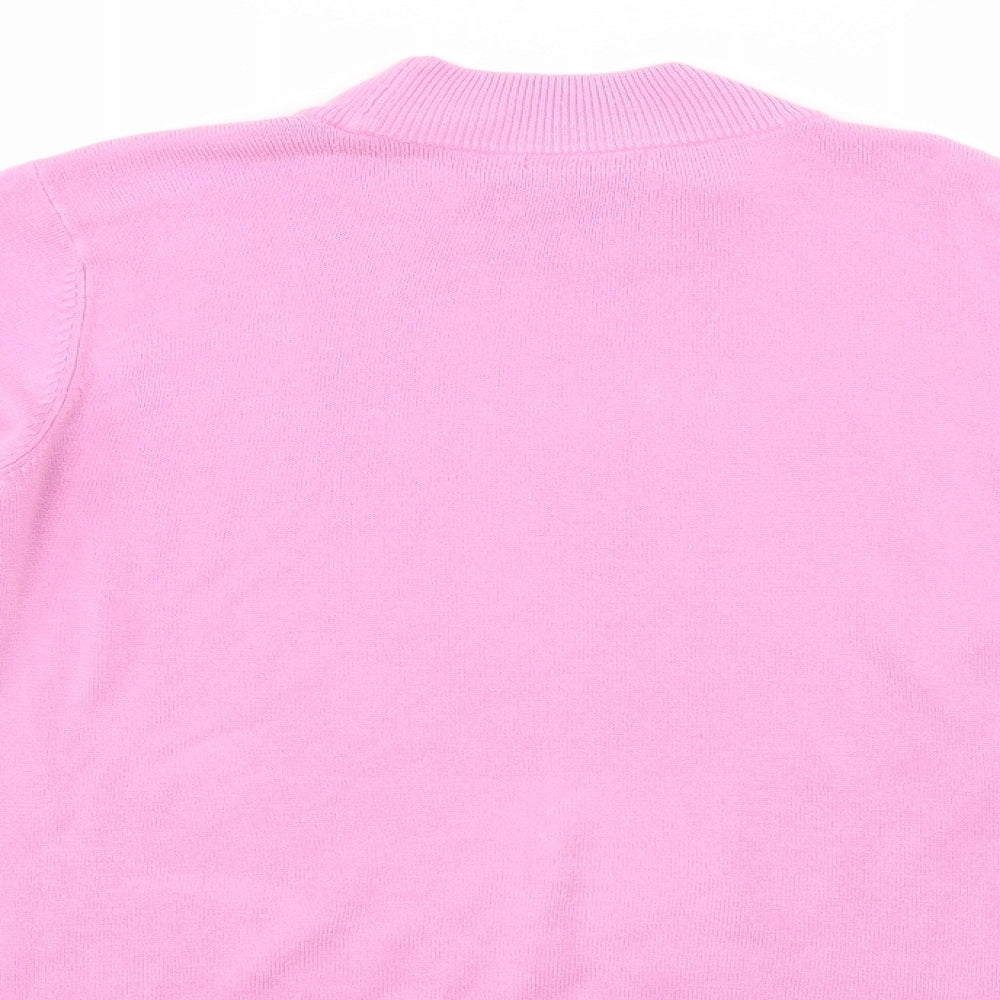 BM Womens Pink   Pullover Jumper Size L
