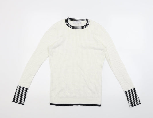 NEXT Womens Ivory  Knit Pullover Jumper Size 10