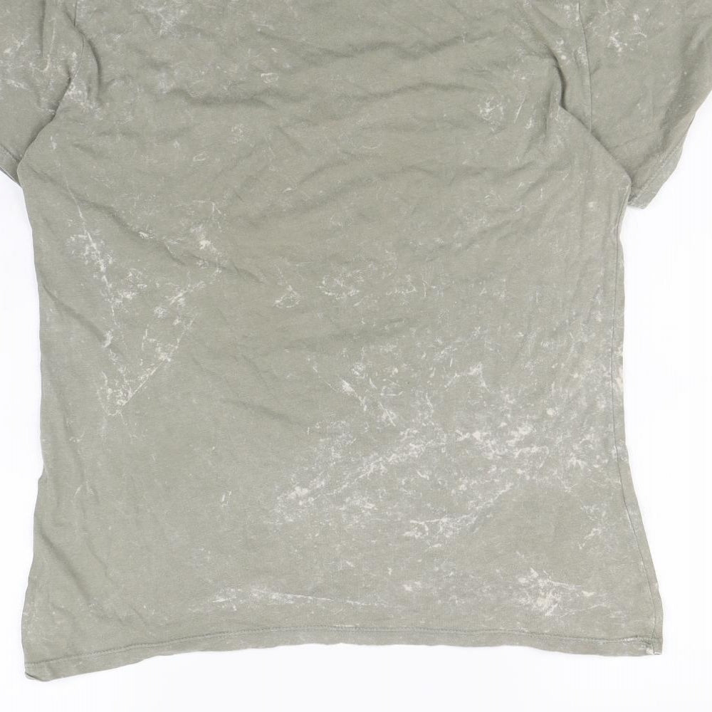 MM Studio Womens Green   Basic T-Shirt Size M