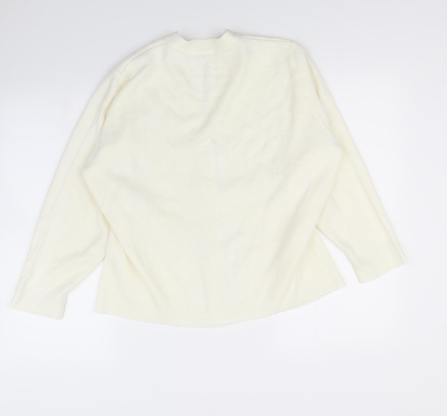 CARE Womens Ivory   Cape Jumper Size M