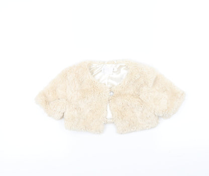 Preloved H&M Girls White   Jacket  Size 5-6 Years - Front