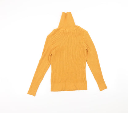 Preloved Primark Womens Yellow   Basic T-Shirt Size L - Back