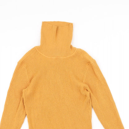 Preloved Primark Womens Yellow   Basic T-Shirt Size L - Detail
