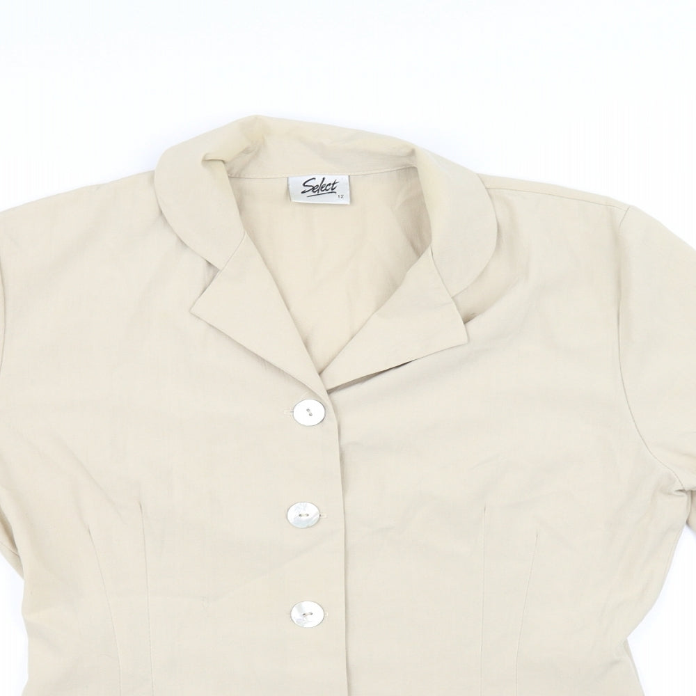 Select Womens White   Jacket  Size 12