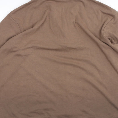 Cotton Traders Mens Brown   Pullover Jumper Size L