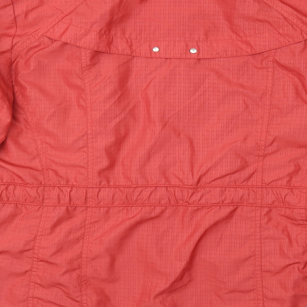 EWM Womens Red Check  Jacket Coat Size 18