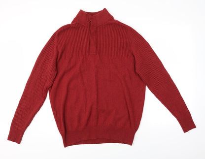 Preloved Glenmur Mens Red   Pullover Jumper - Front