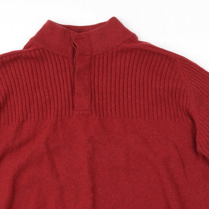 Preloved Glenmur Mens Red   Pullover Jumper - Detail