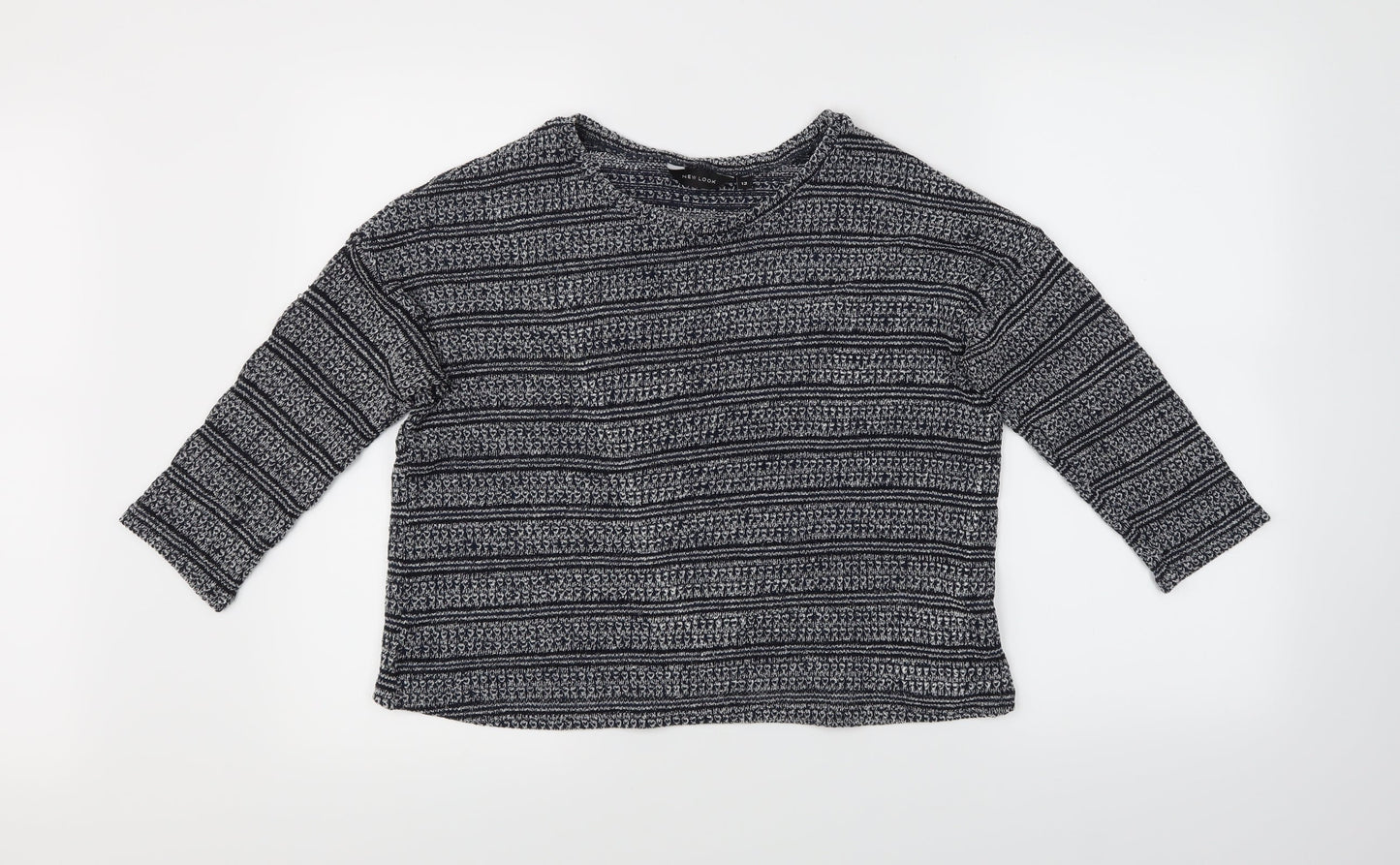 New Look Womens Multicoloured Striped  Pullover Jumper Size 12