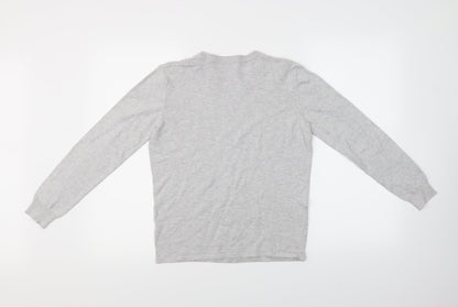 Bassini Womens Grey   Basic T-Shirt Size S