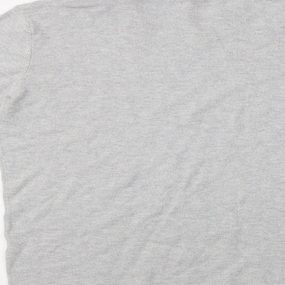 Bassini Womens Grey   Basic T-Shirt Size S
