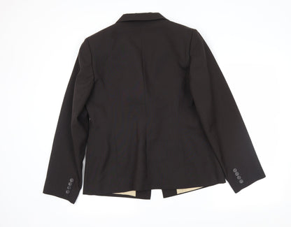 NL Collection Womens Brown   Jacket Blazer Size 16