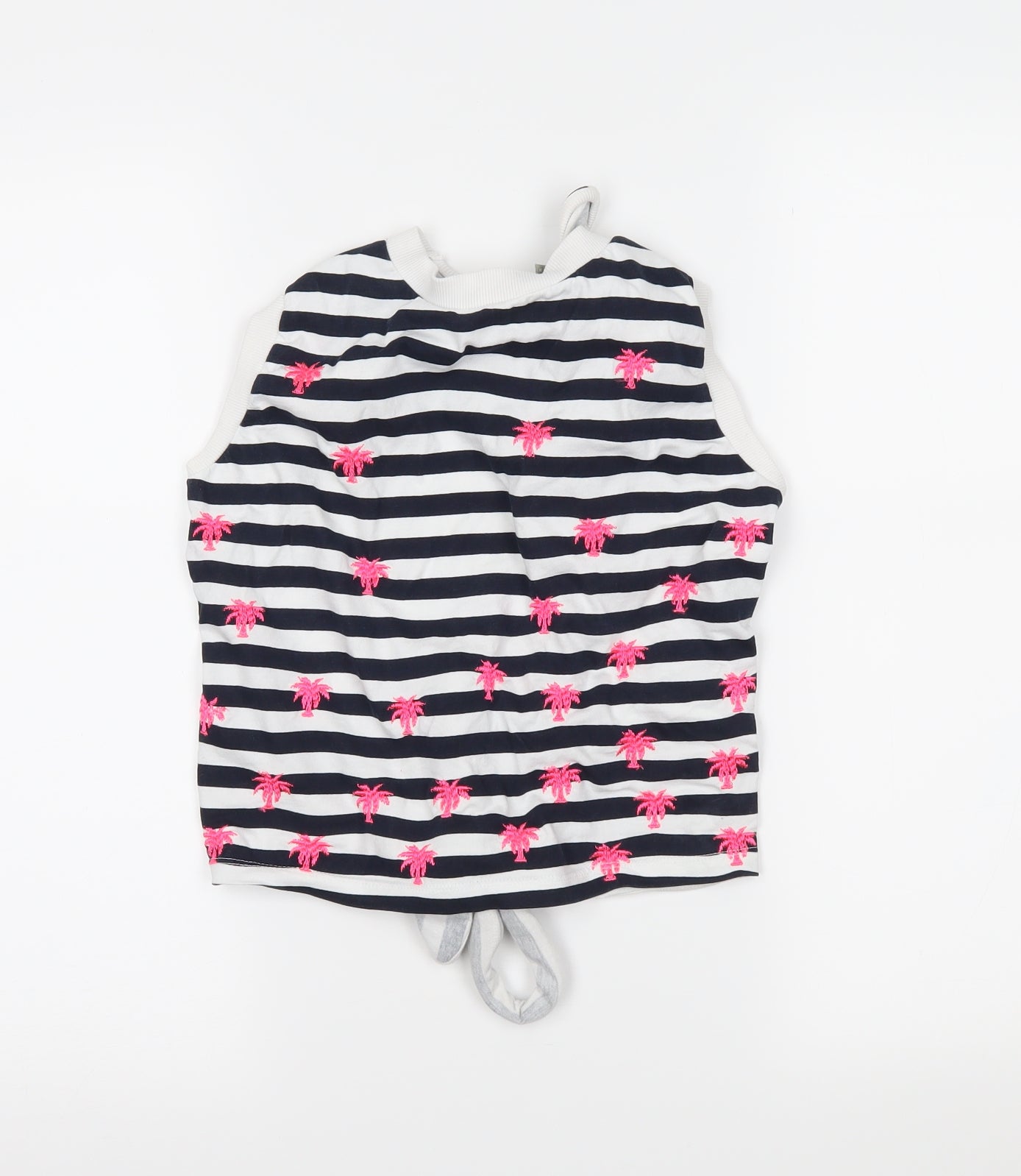 ASOS Womens Blue Striped  Basic Tank Size 8