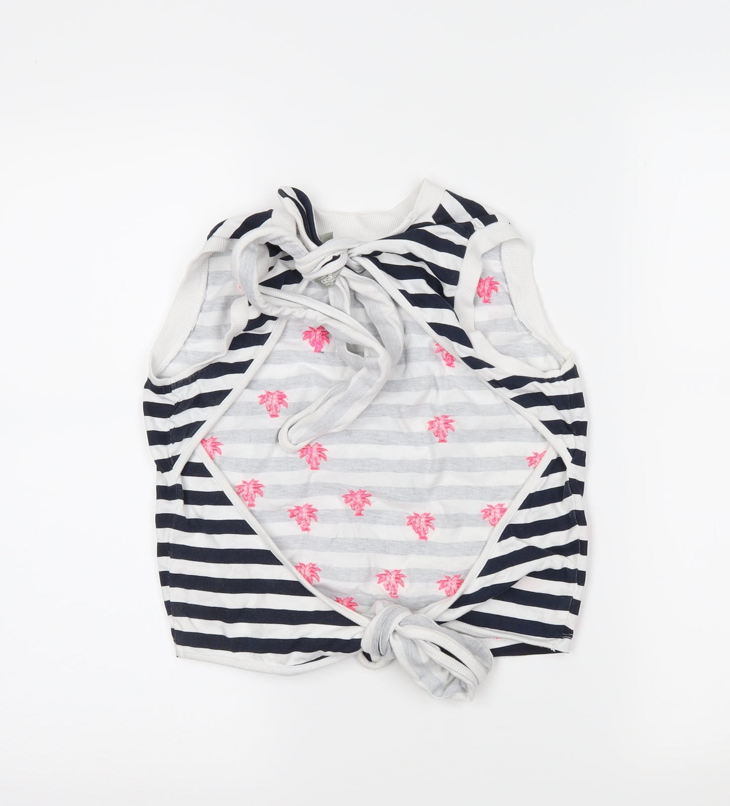 ASOS Womens Blue Striped  Basic Tank Size 8