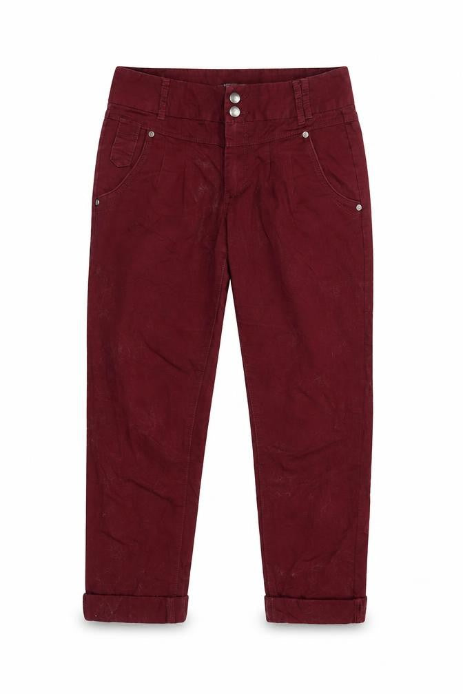 onlly Womens Red   Cropped Jeans Size 34 in L25 in