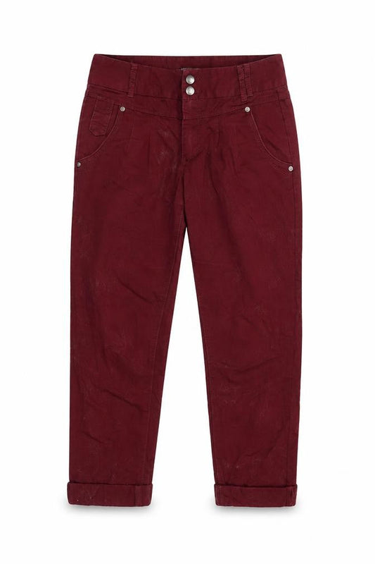 onlly Womens Red   Cropped Jeans Size 34 in L25 in
