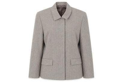 Next Womens Grey Herringbone  Jacket Suit Jacket Size 12