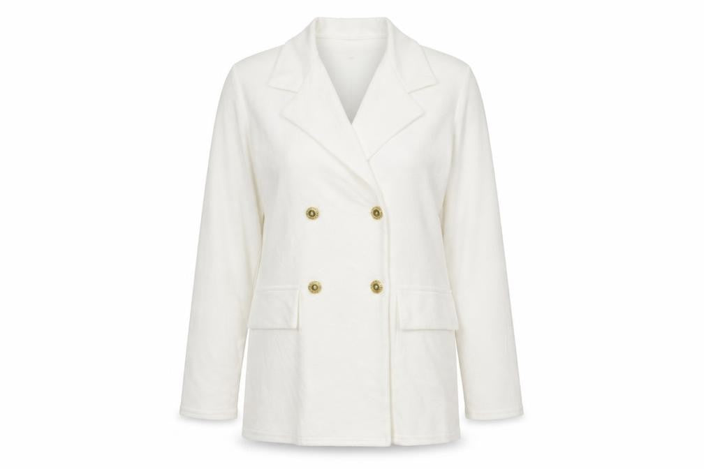 Preworn Womens White    Jacket Size M  - lightweight