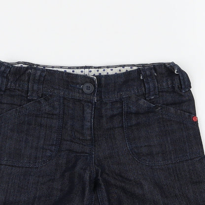 Next Girls Blue  Denim Flared Jeans Size 4 Years