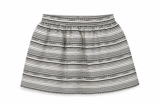 Atmosphere Womens Black Geometric  Flare Skirt Size 8