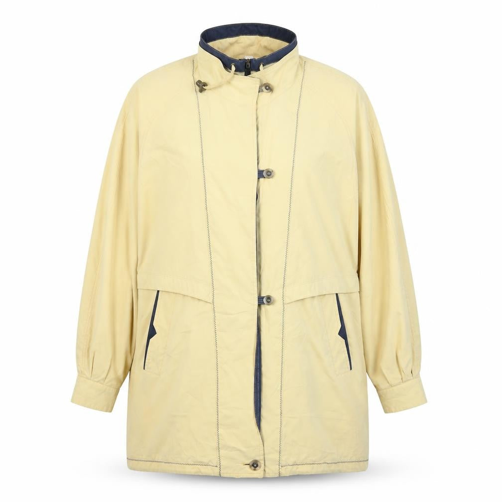 Astraka Womens Yellow   Overcoat Coat Size 14