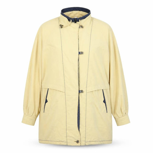 Astraka Womens Yellow   Overcoat Coat Size 14