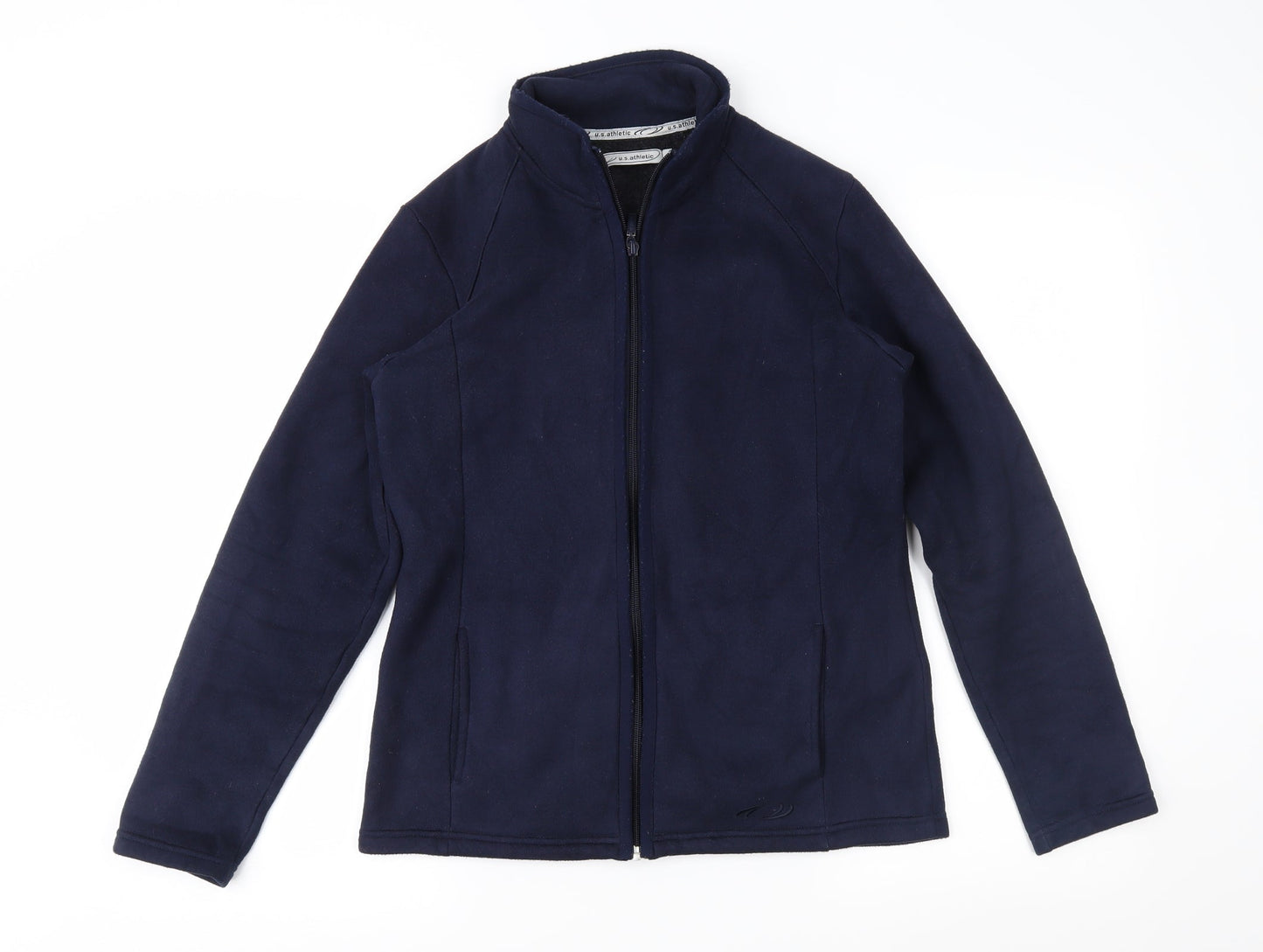 U.S. Athletic Womens Blue  Fleece Jacket  Size 10