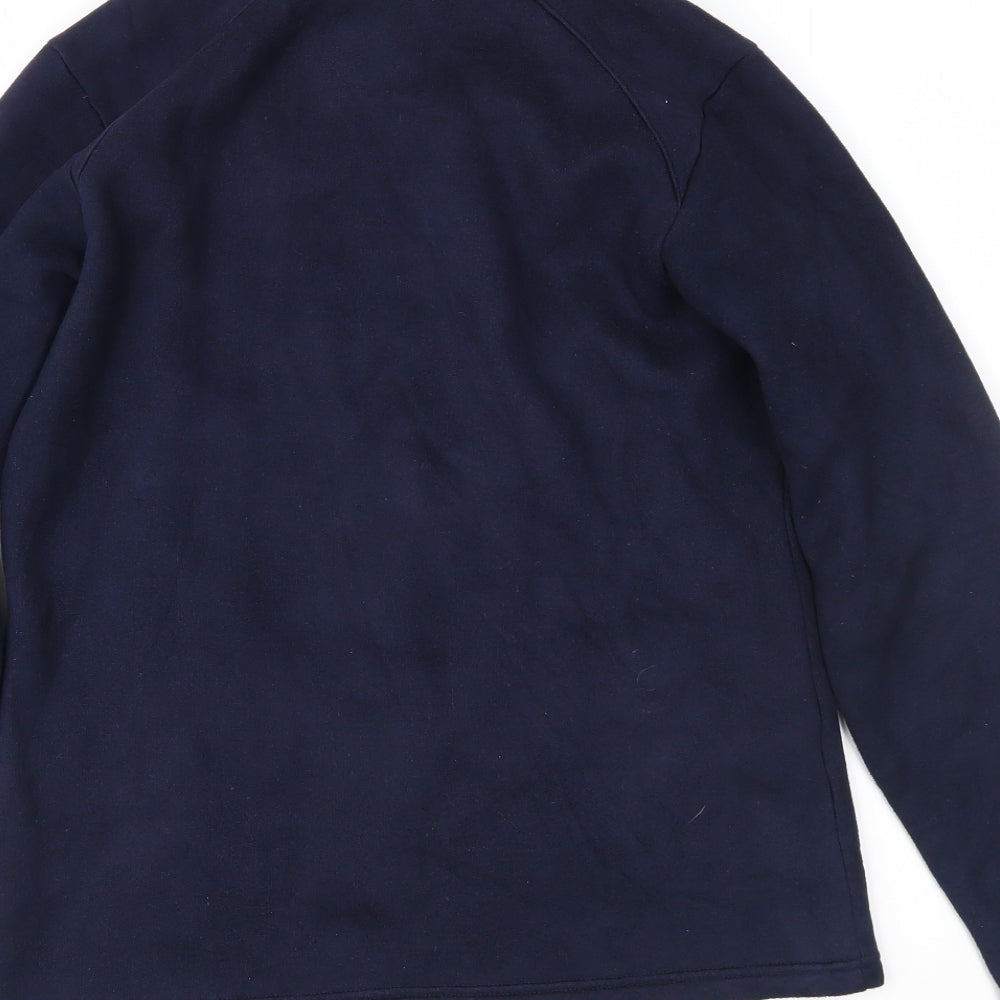U.S. Athletic Womens Blue  Fleece Jacket  Size 10