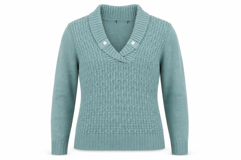 Bonmarché Womens Green Pullover Jumper Size S