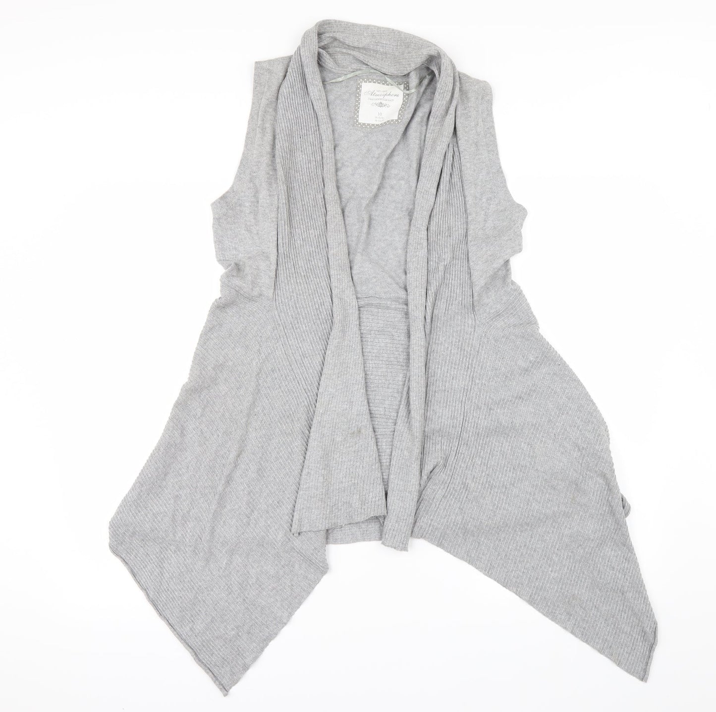 Primark Womens Grey   Cardigan Jumper Size 10