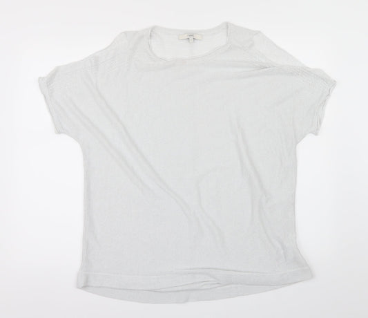 NEXT Womens Silver   Basic  Size L  - cold shouder