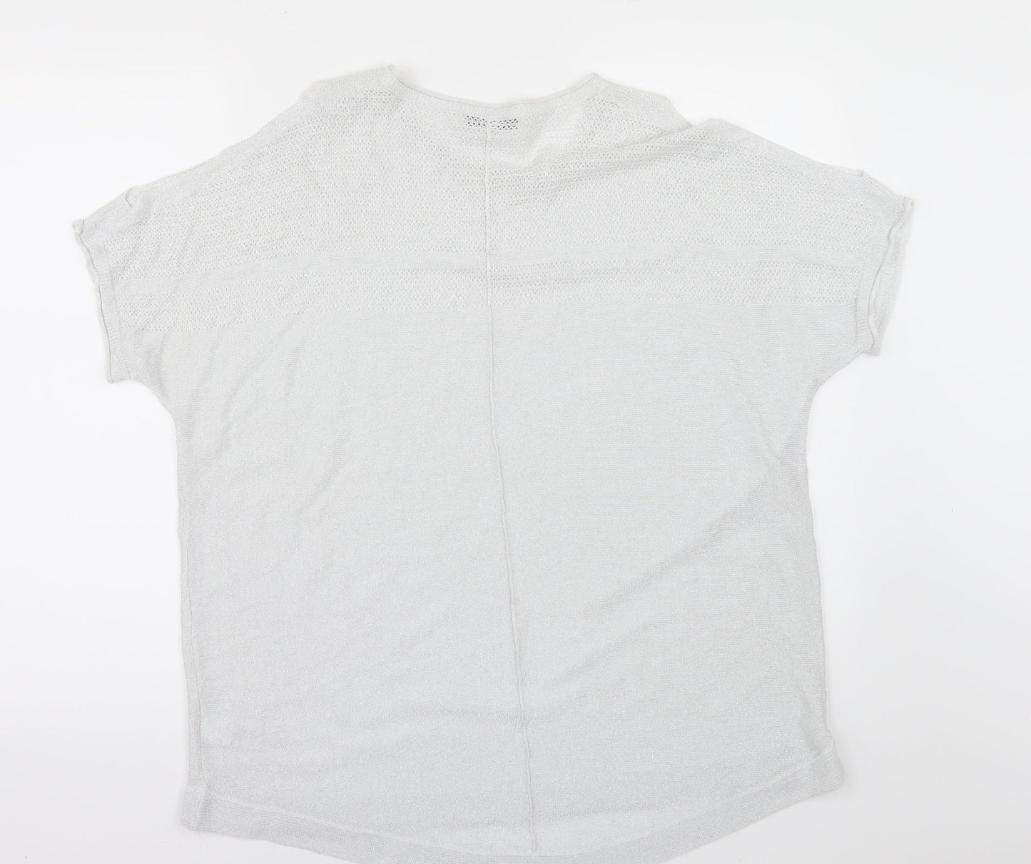NEXT Womens Silver   Basic  Size L  - cold shouder