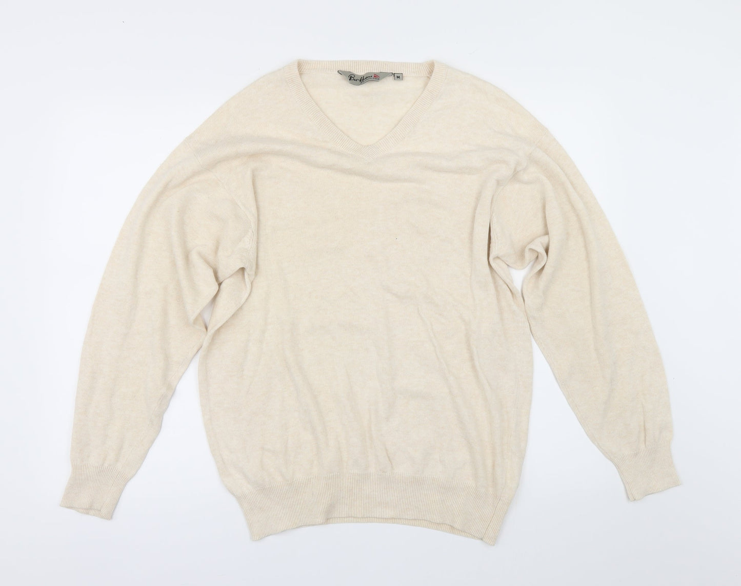 bas harbour Mens Ivory   Pullover Jumper Size M