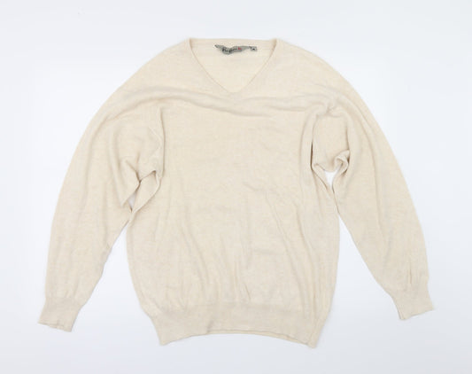 bas harbour Mens Ivory   Pullover Jumper Size M