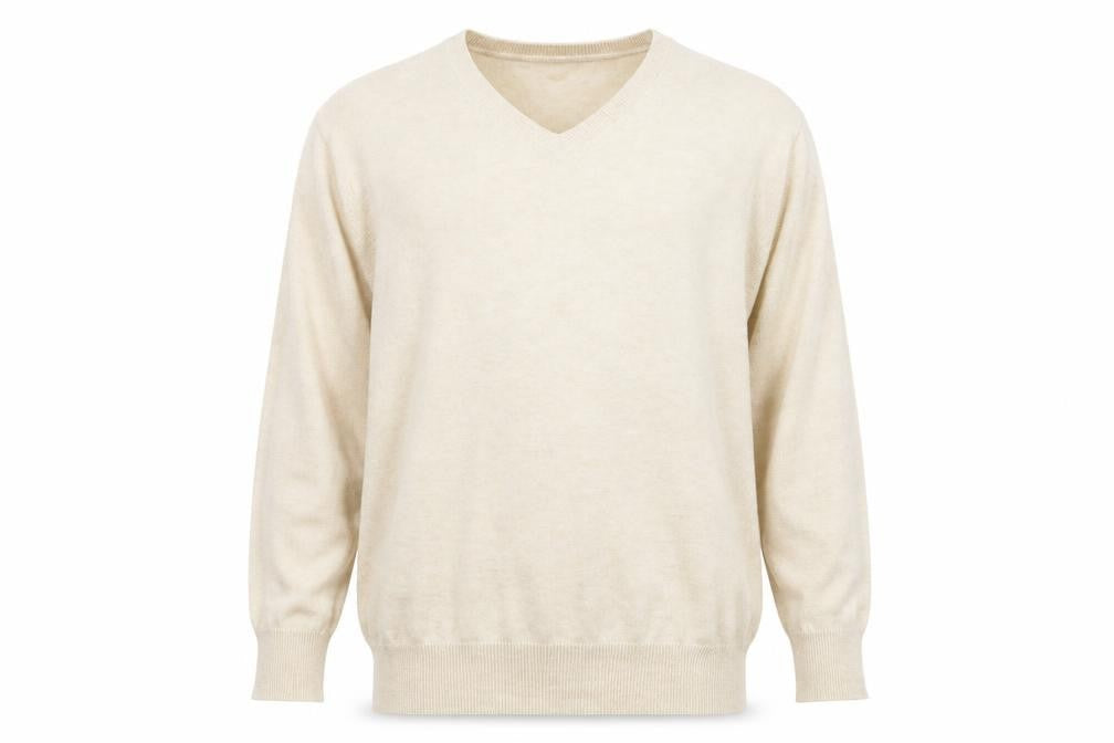 bas harbour Mens Ivory   Pullover Jumper Size M