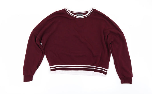 Primark Womens Red   Pullover Sweatshirt Size XS