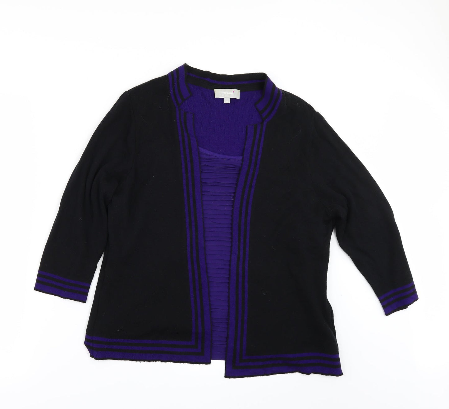 Per Una` Womens Black   Pullover Jumper Size 18