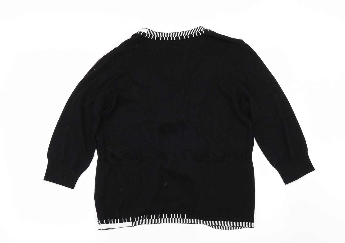 Per Una Womens Black   Pullover Jumper Size 14