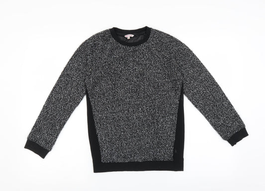 Miss Evie Girls Black   Pullover Jumper Size 11-12 Years